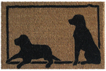 Two Dogs Silhouettes - 18" x 30"